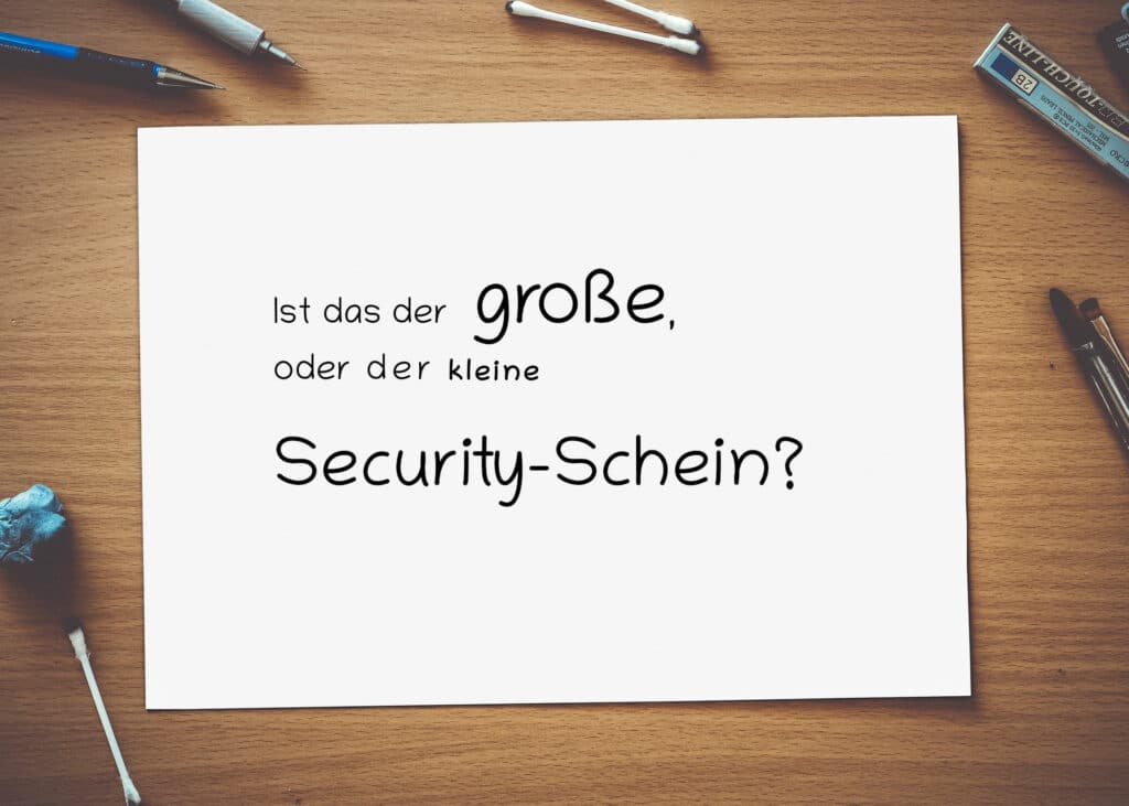 Großer Schein, kleiner Schein was soll das sein? Sachkunde Infoportal Großer Schein, kleiner Schein was soll das sein? Sachkunde Infoportal